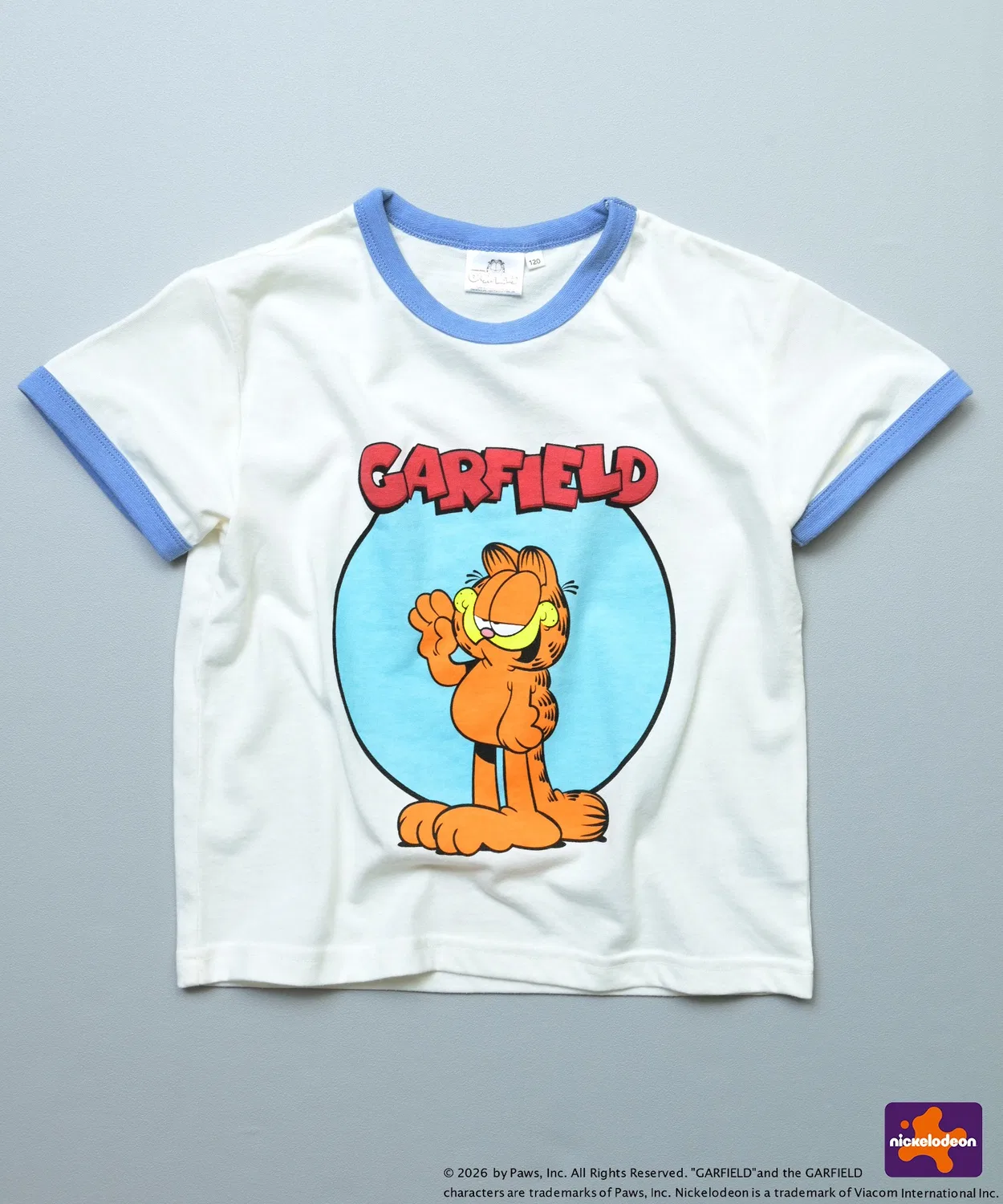 Детская футболка с принтом Garfield MARKEY'S, Белый — фото 2