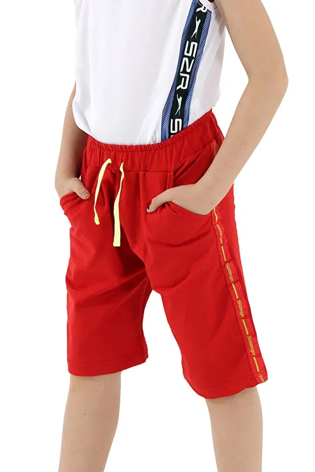 Детские шорты для мальчиков хлопковые Slazenger, Red — фото 2