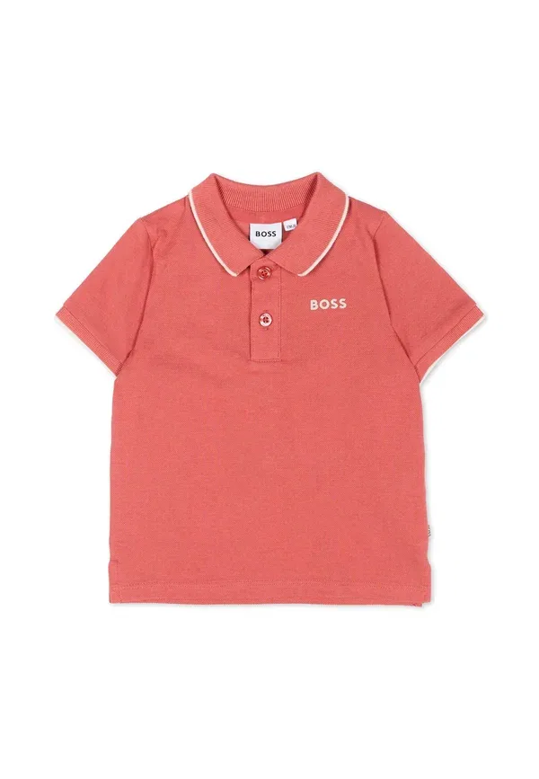 Детская рубашка поло Boss Kidswear, бордовый