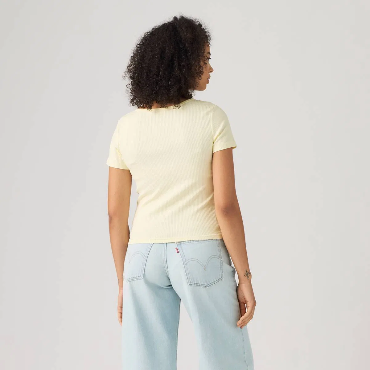 Рубашка с коротким рукавом на пуговицах от Austen Levi's, Pear Sorbet - White — фото 4