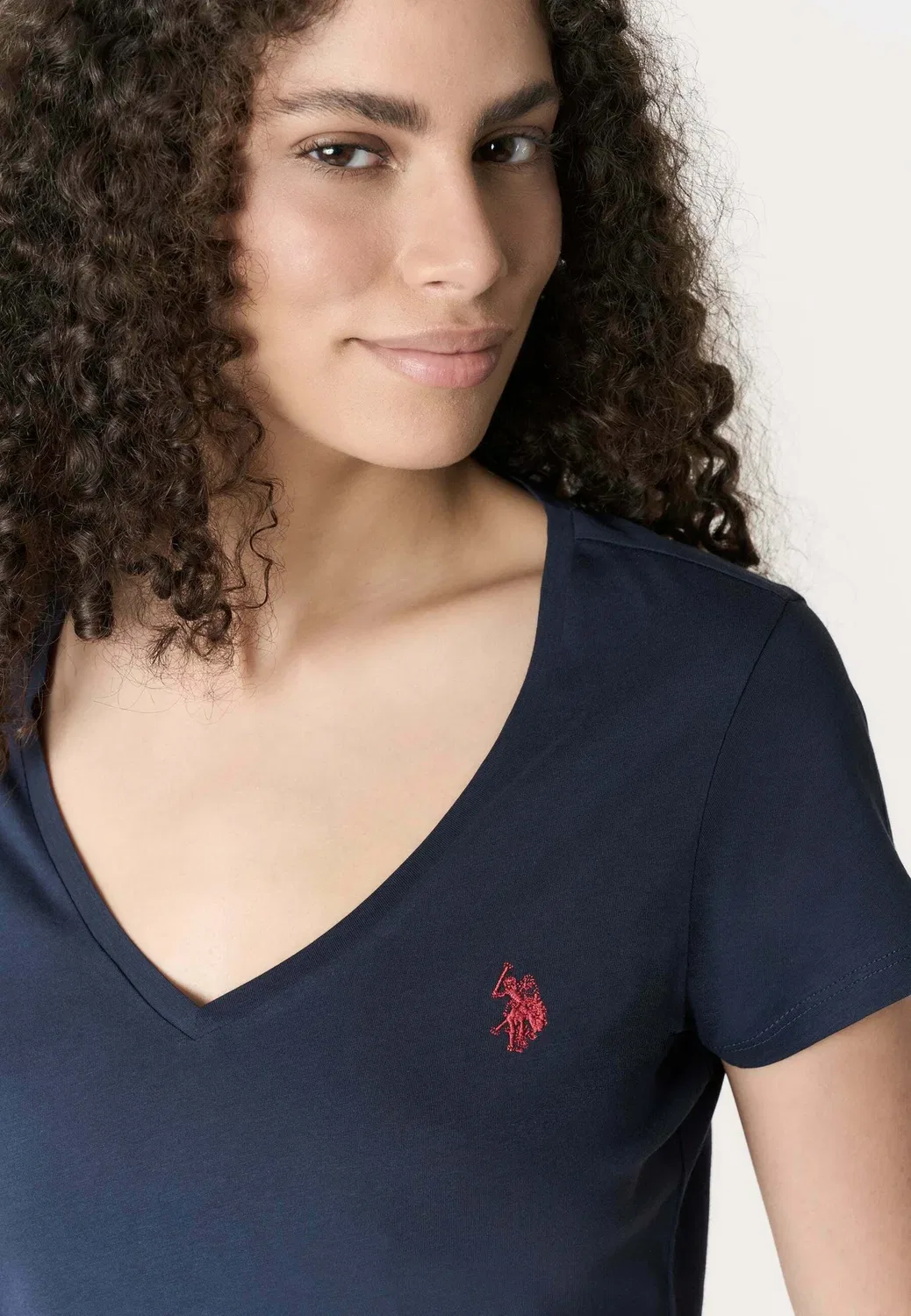 Простая футболка U.S. Polo Assn., Blu — фото 4
