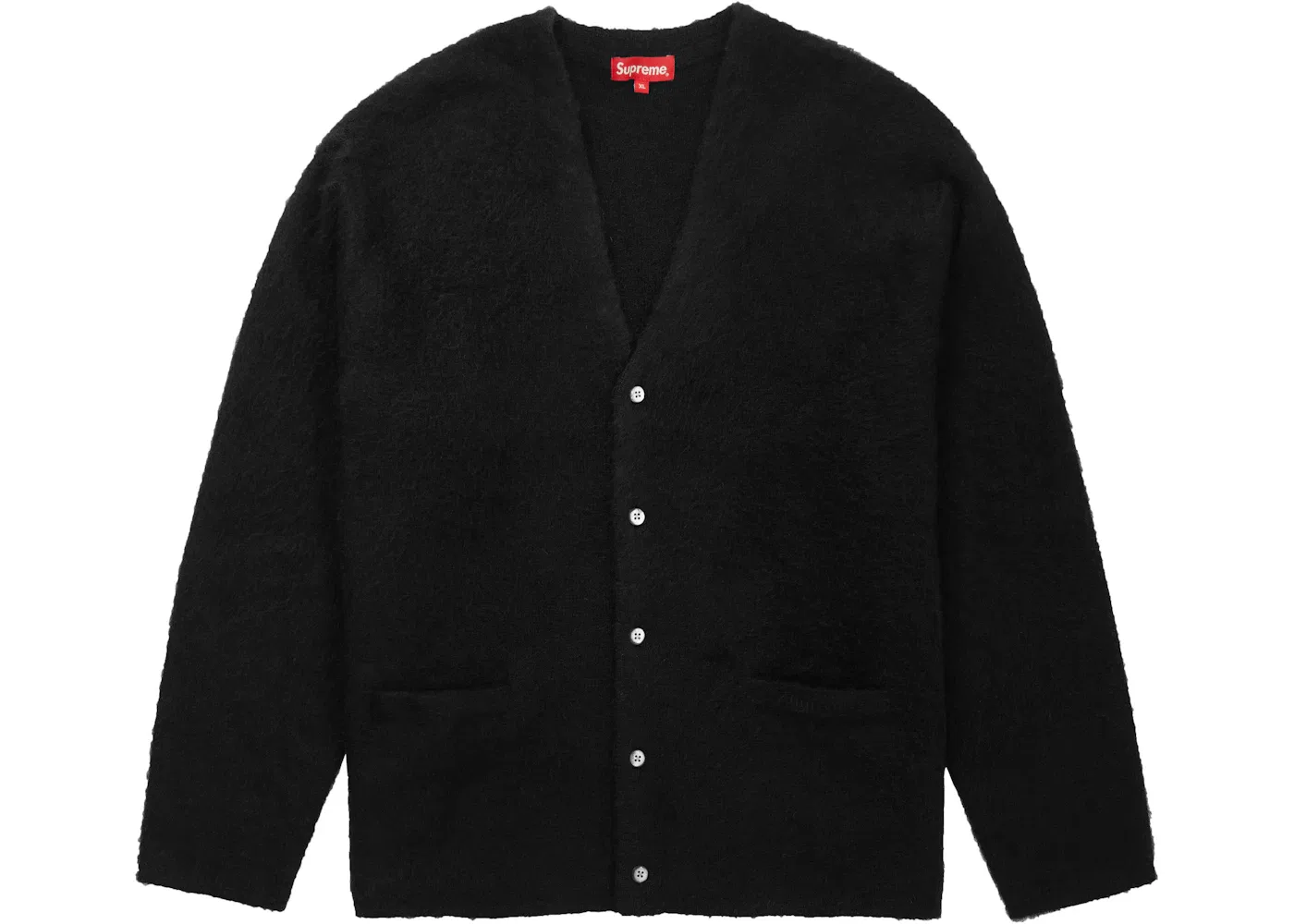 Мужской кардиган из мохера Supreme Cardigan, Black
