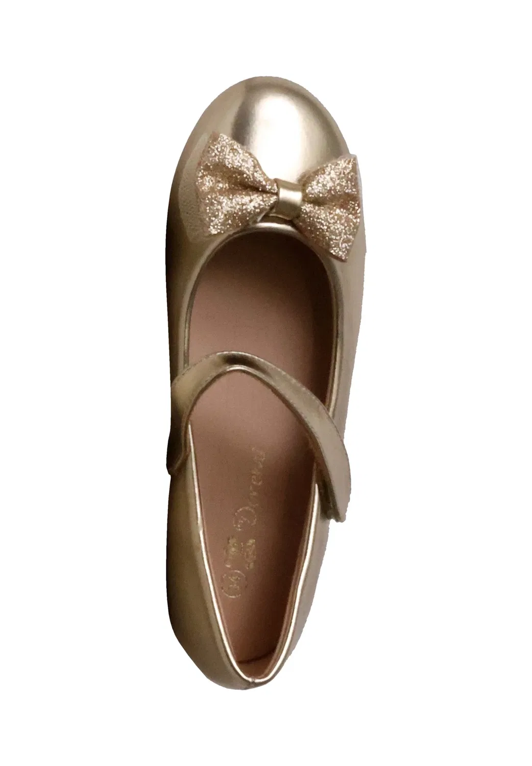 Ballerine enfant à Scratch Doremi - балетки с ремешком на щиколотке Super Mode, Gold-Coloured — фото 3