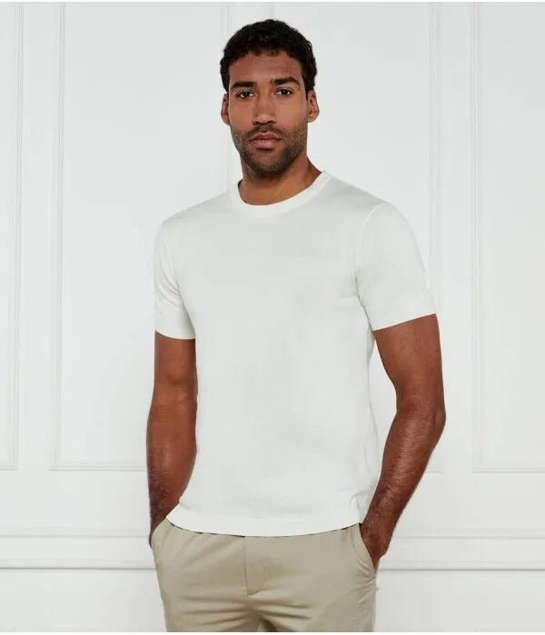 Мужская футболка хлопковая Calvin Klein, Ecru