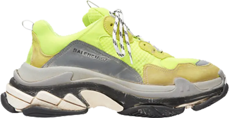 

Кроссовки Balenciaga Triple S Sneaker Yellow 2018, желтый