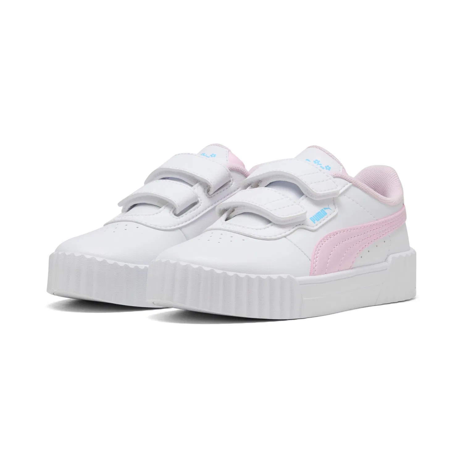 Детские кроссовки для активного отдыха Carina 3.0 Jelly PUMA, White/Pearl Pink