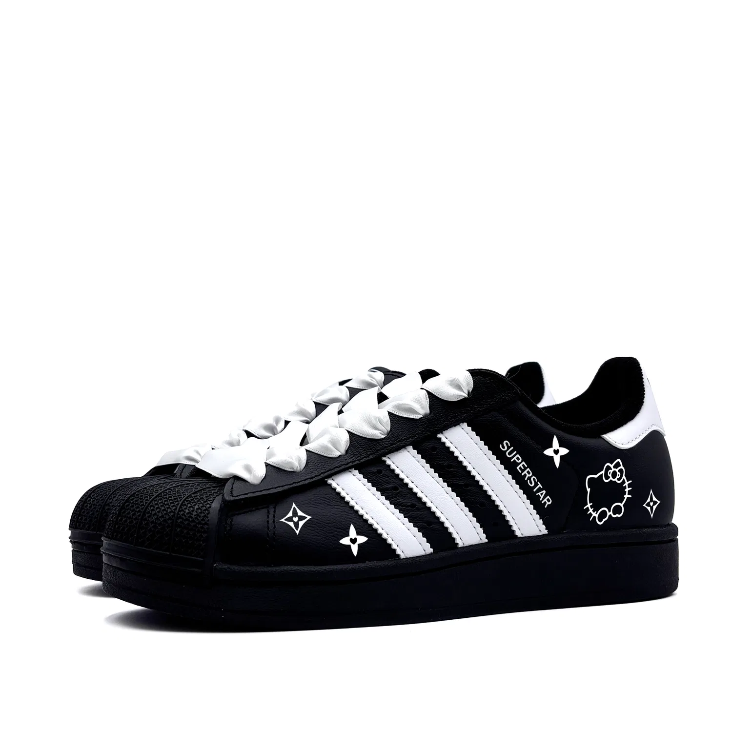 Детские кроссовки для скейтбординга Superstar 2, Adidas Originals, Black — фото 4