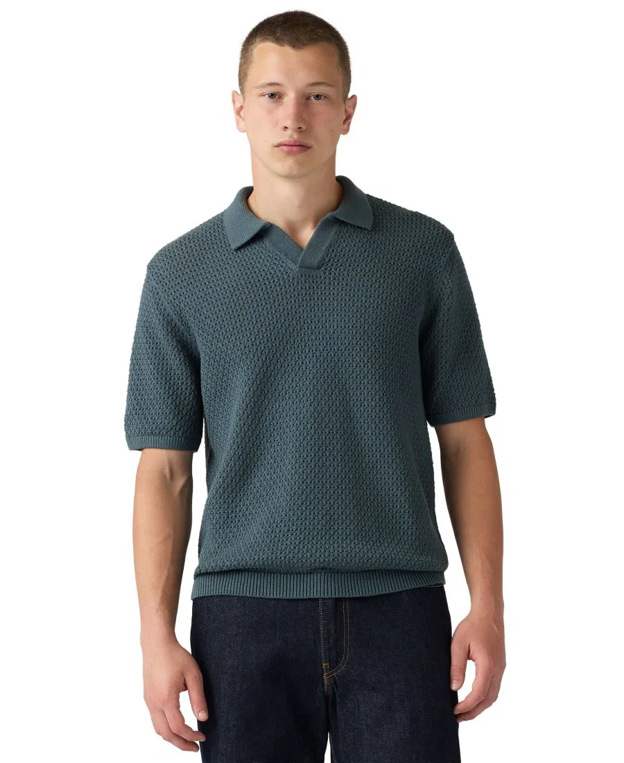 Мужское поло классического кроя Dillon Levi's, Dark Slate