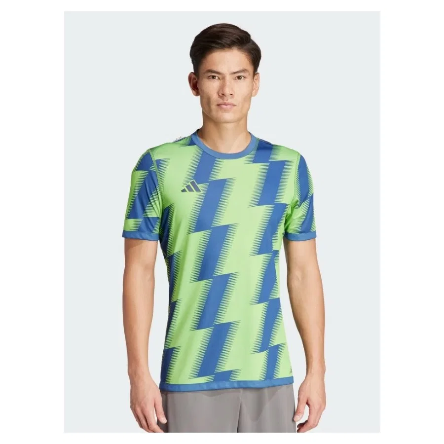 Футболка спортивная с принтом Rev 24 Jsy T-Shirt adidas, Сине-зеленый — фото 2