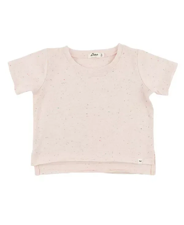 Детский топ для девочек с фактурной тканью Oh Baby!, Pale Pink