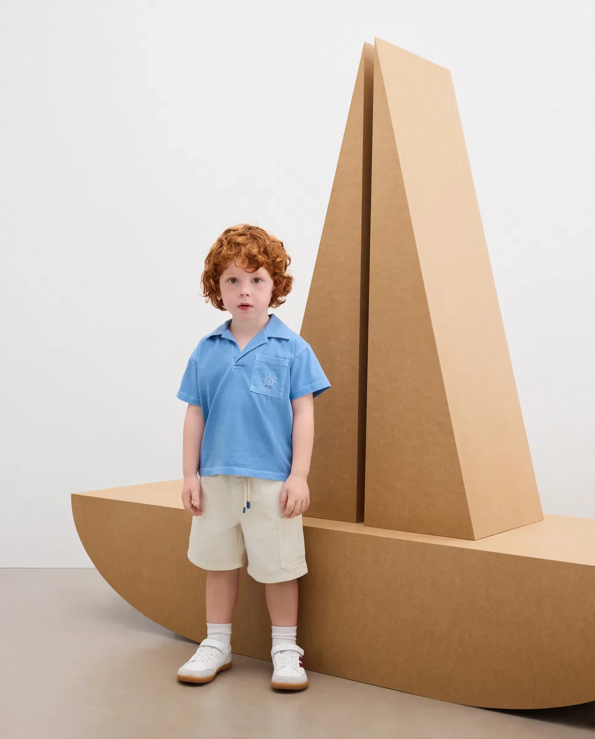Детские шорты-бермуды для мальчиков хлопковые Kids El Corte Inglés, Beige
