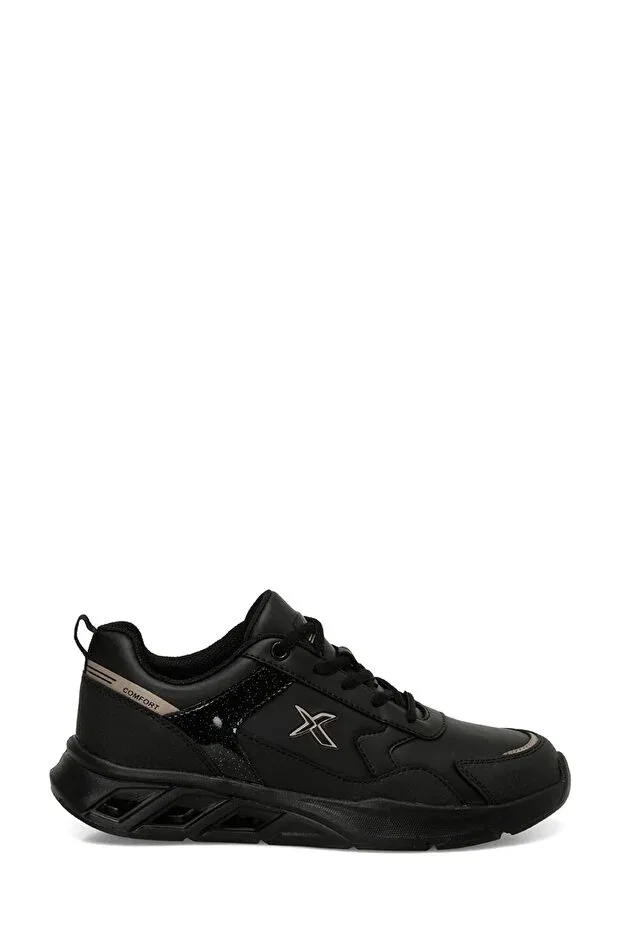 Детские кроссовки для девочек на шнуровке Sportswear Kinetix, Black