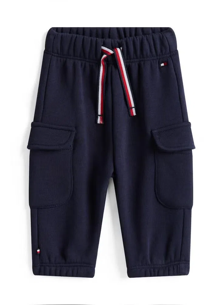 Штаны карго из флиса детские Tommy Hilfiger, синий — фото 2