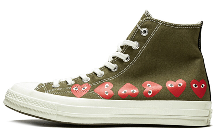 

Кроссовки Converse Chuck Taylor All Star 70 Hi Comme Des Garcons Play Multi-Heart Green