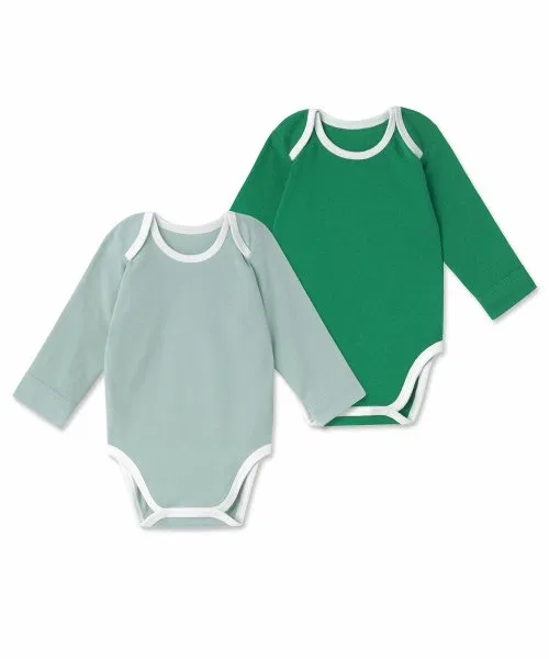 Боди-слип 2шт. MUSINSA STANDARD KIDS Green/Dusty Mint