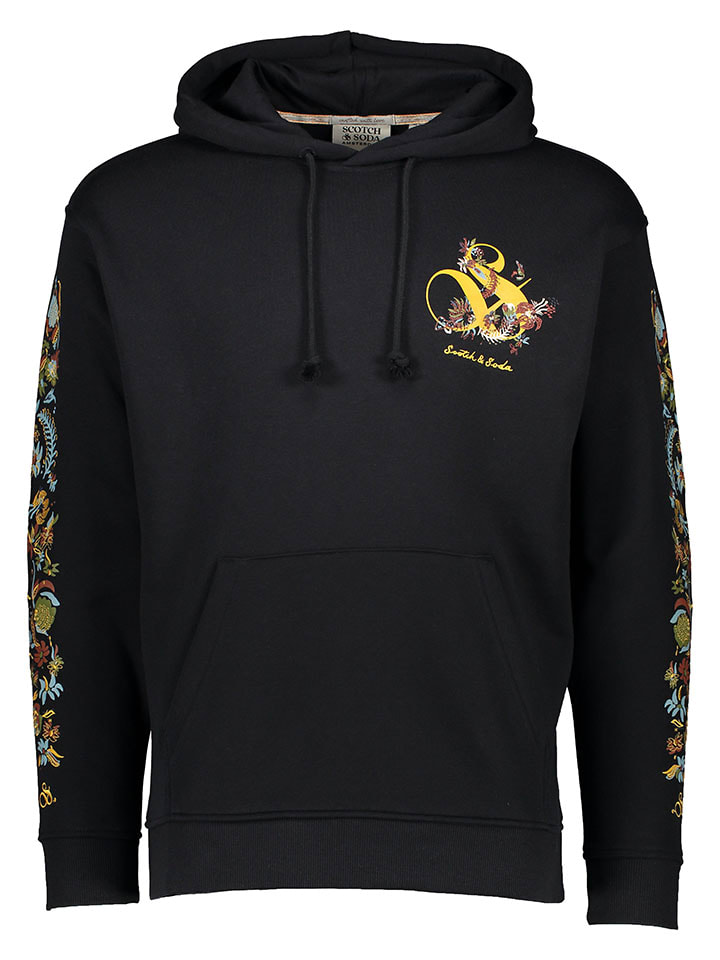 

Толстовка с капюшоном Scotch & Soda, черный