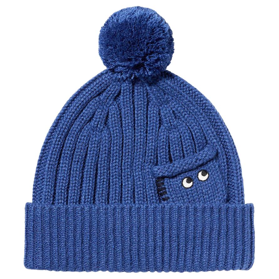 

UNIQLO Акриловая вязаная шапка унисекс разноцветная, Royal Blue