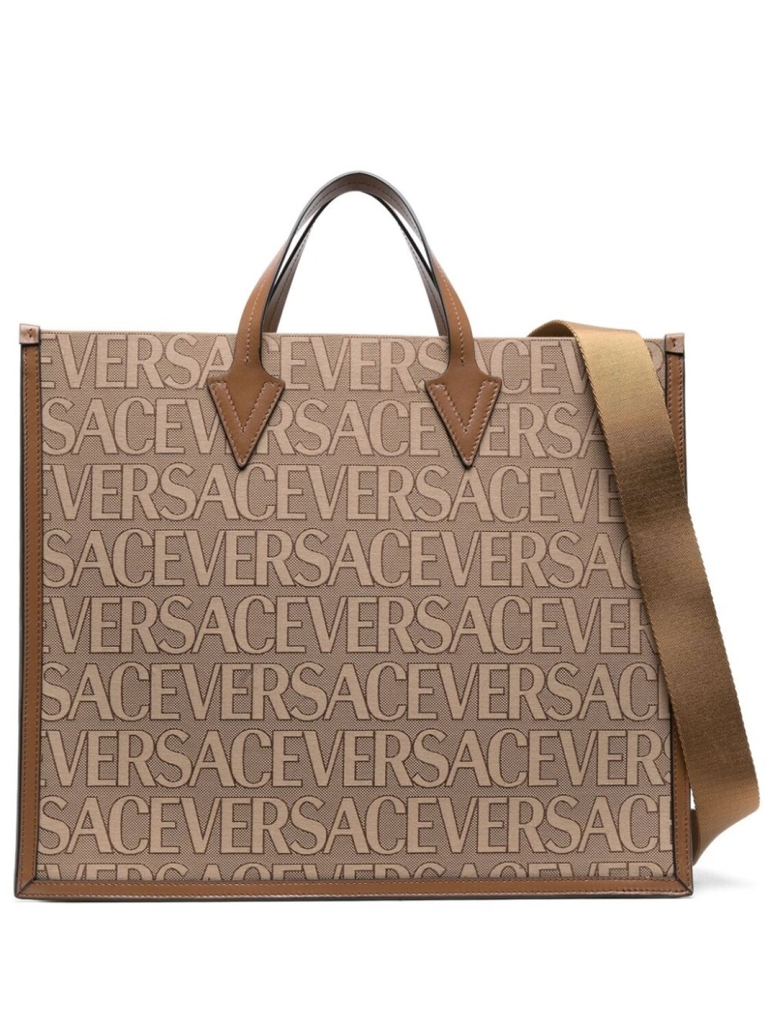 

Versace сумка-тоут Versace Allover, коричневый