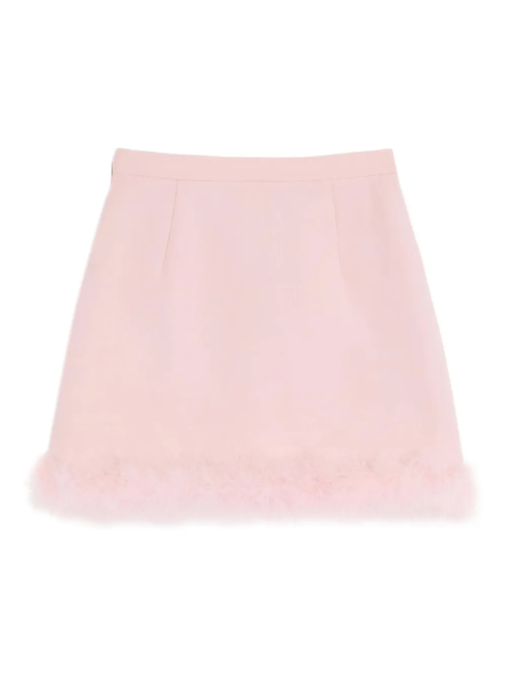 

Юбка мини с перьями Valentino Garavani, розовый