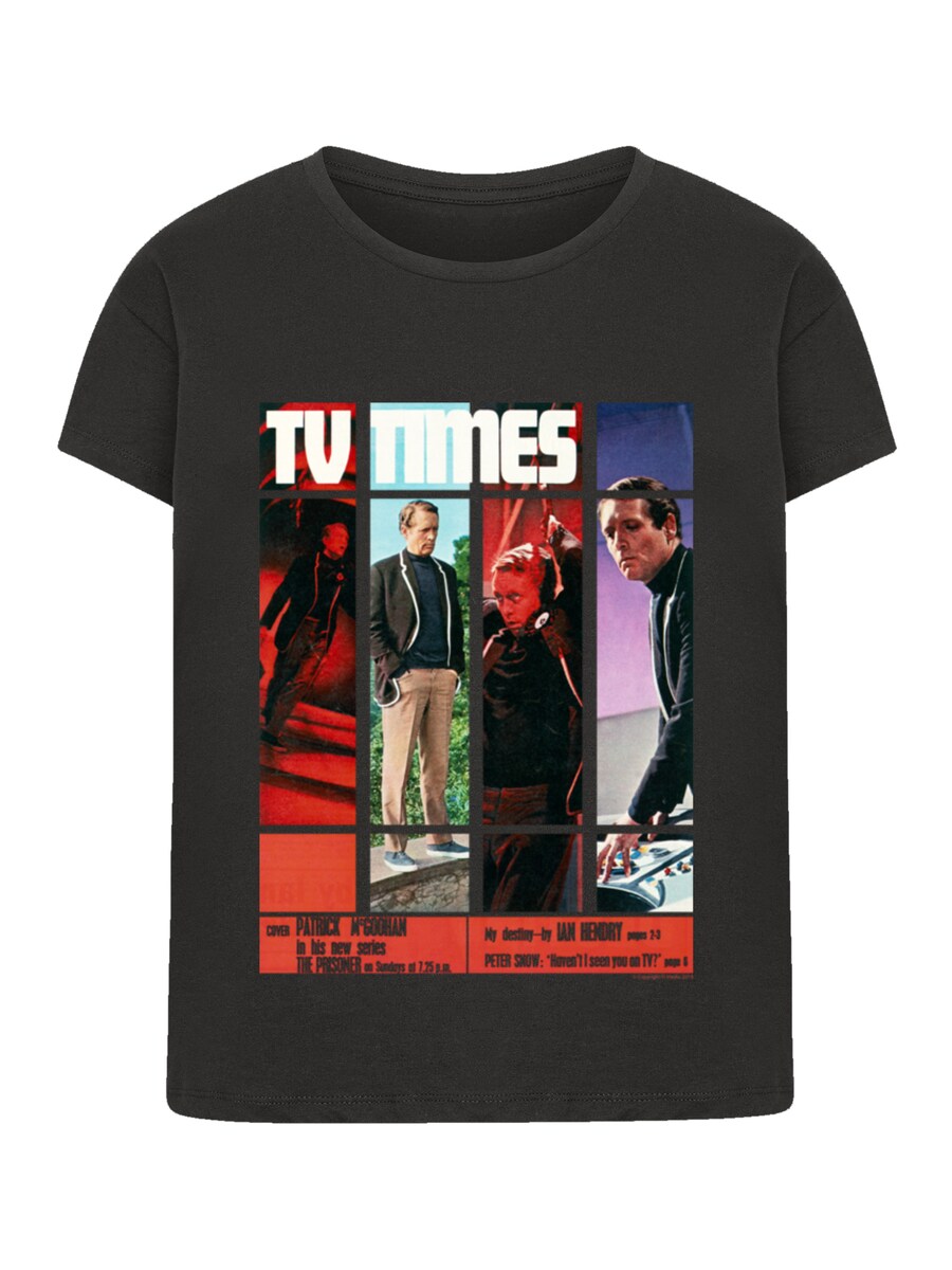 

Футболка F4NT4STIC TV Times Patrick McGoohan The Prisoner 1967 Cover, Black
