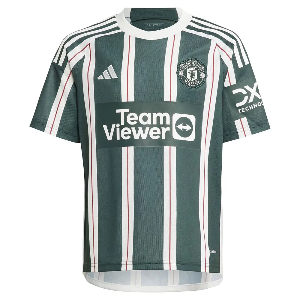 

Футболка с коротким рукавом adidas Manchester United 23/24 Away junior, зеленый