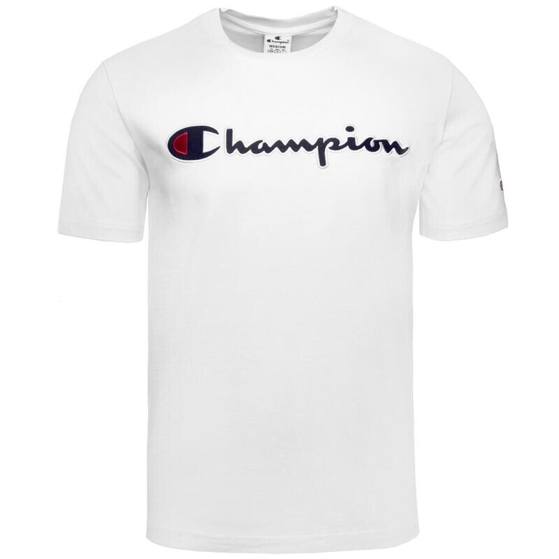 

Футболка с круглым вырезом мужская CHAMPION, цвет weiss