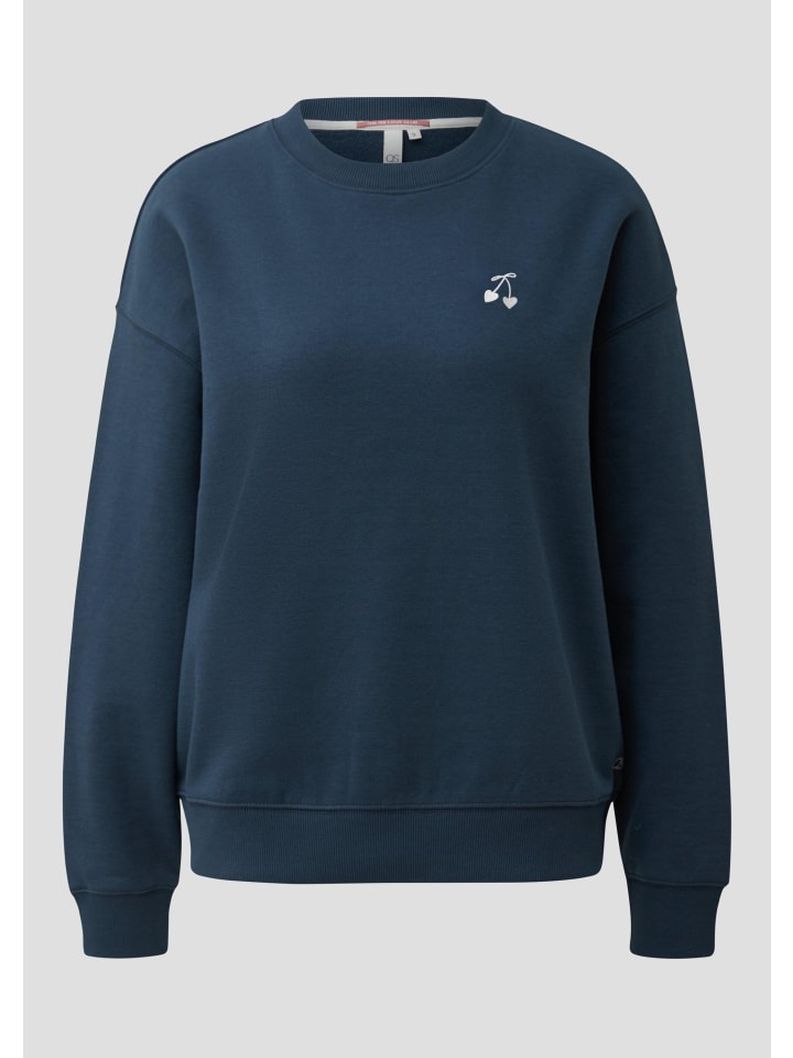 

QS Толстовка цвета 5820_темно-синий