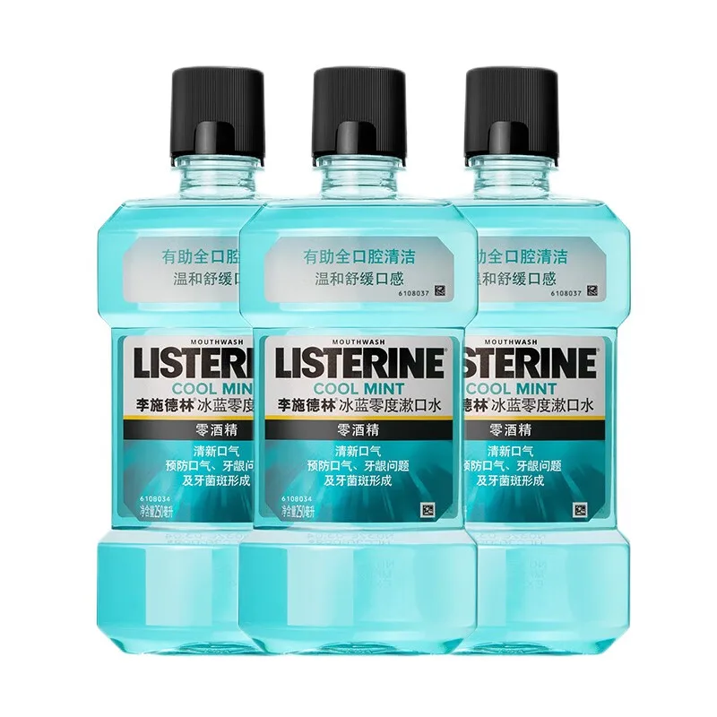 Listerine Ополаскиватель для полости рта Ice Blue против зубного налета с освежающим ароматом — фото 4
