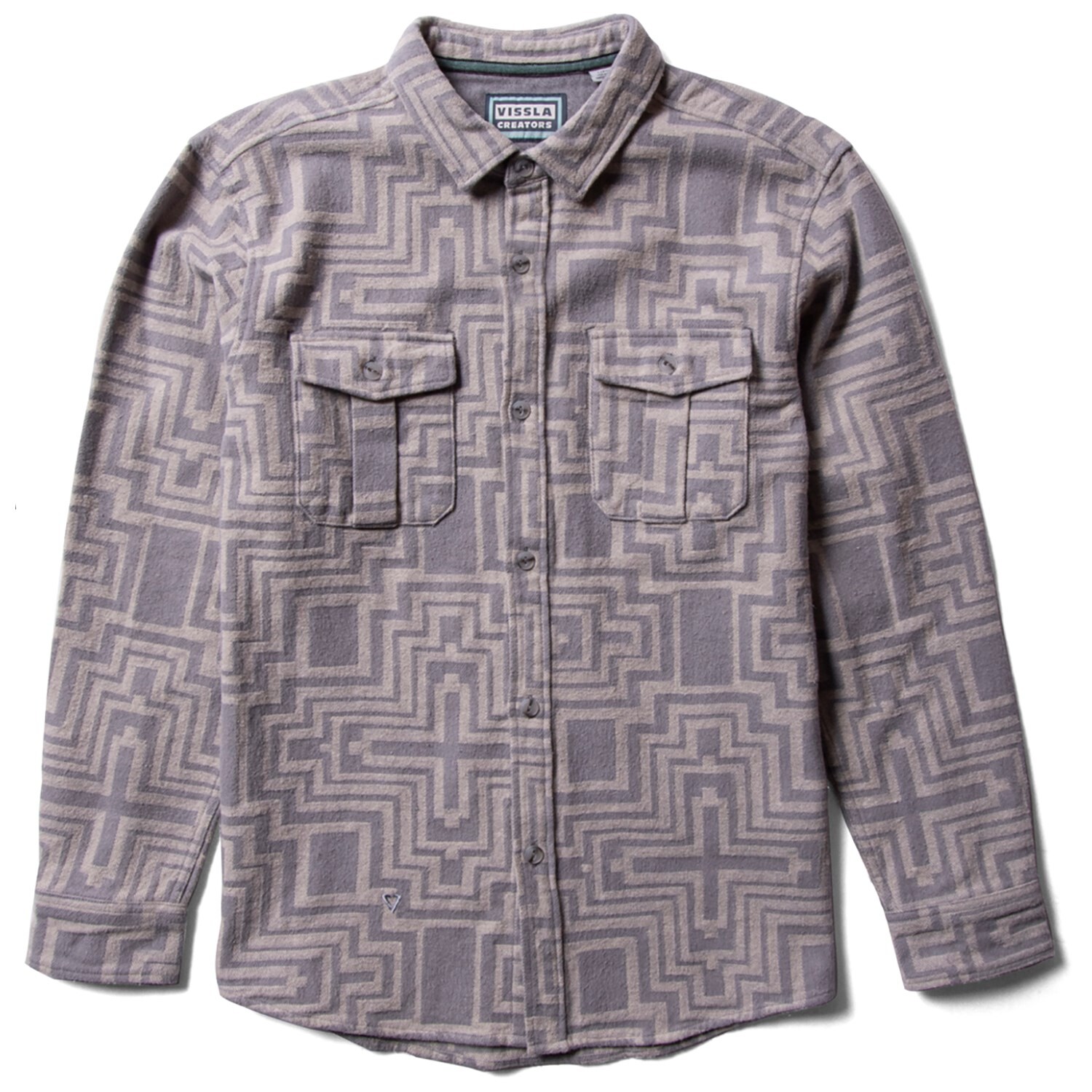 

Лонгслив Vissla Creators Sonora Eco, цвет Steel