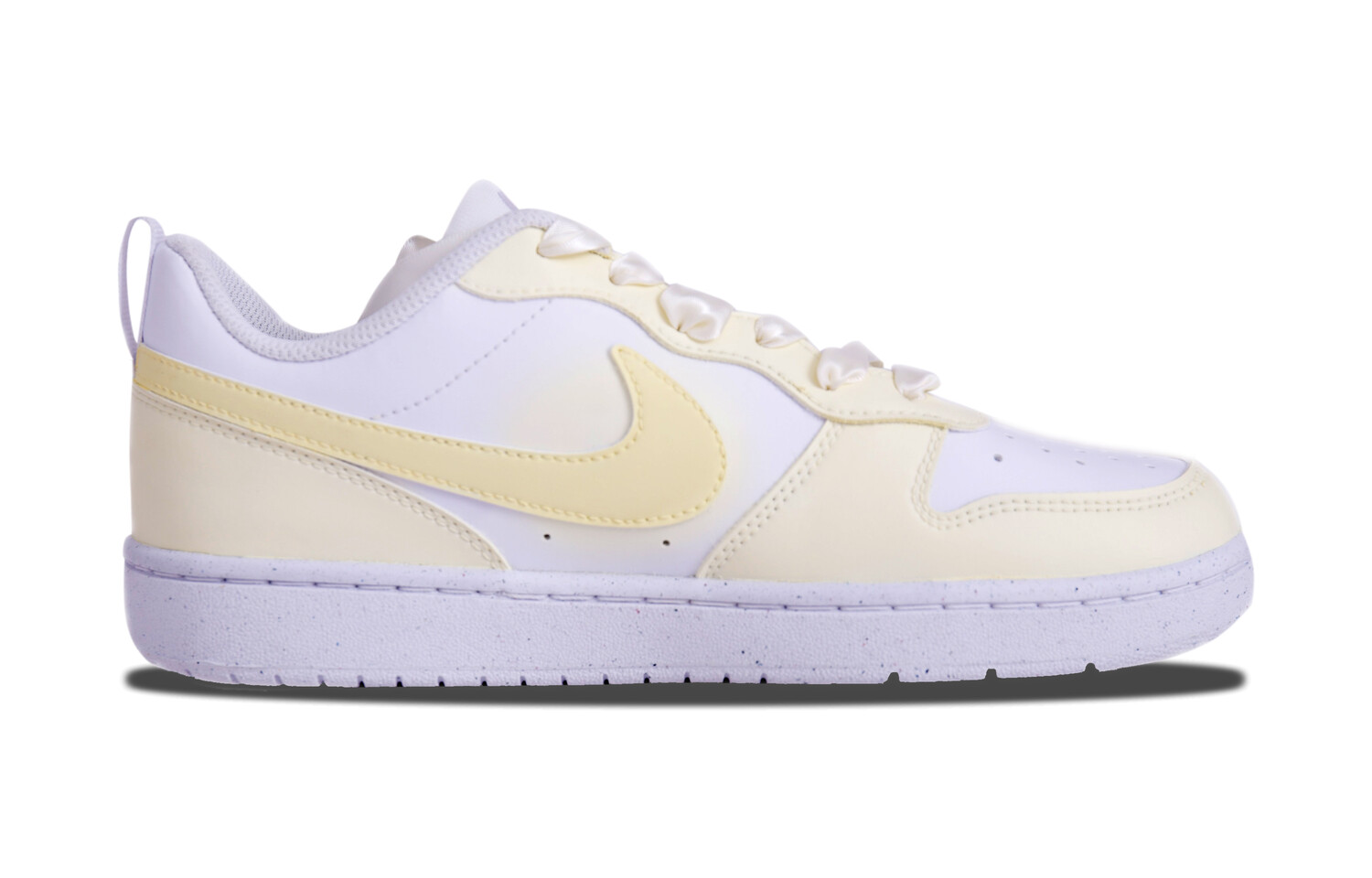 

Кроссовки Nike Court Borough Skateboarding Shoes Women's Low-top White/yellow, светло-желтый
