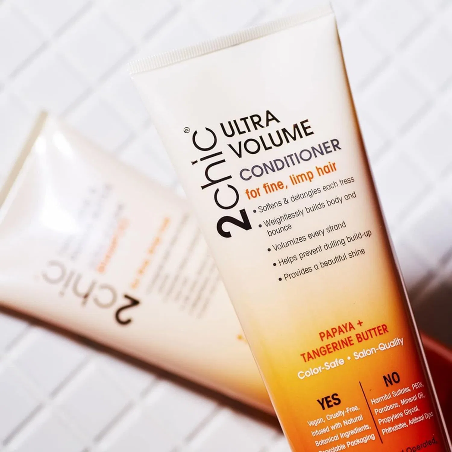 Кондиционер для волос «2chic Ultra Volume Tangerine and Papaya Butter» от Giovanni Cosmetics, 71 мл Giovanni — фото 4