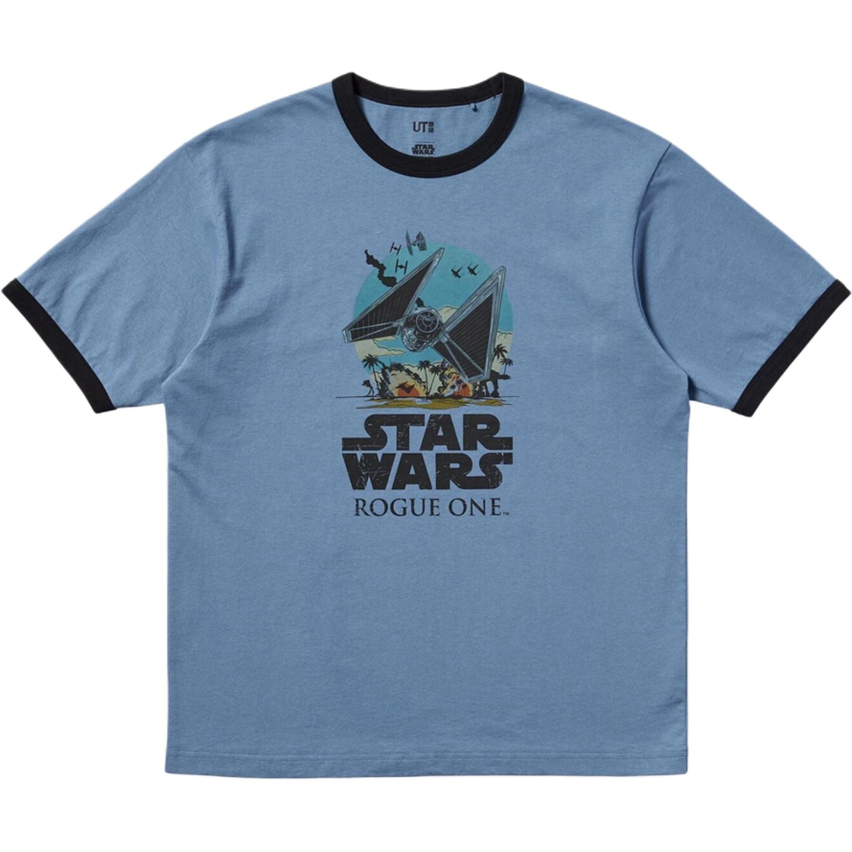 

UNIQLO Футболка Unisex Sky Blue, Синий, UNIQLO Футболка Unisex Sky Blue