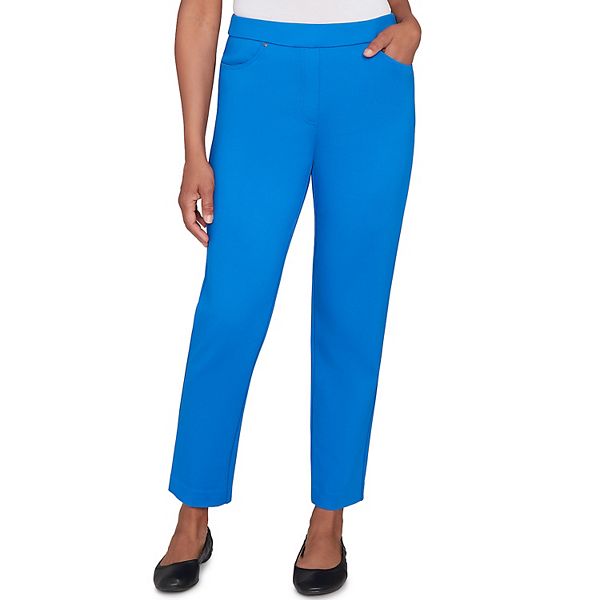 

Женские укороченные брюки из стретч-понте Alfred Dunner, Cobalt Blue