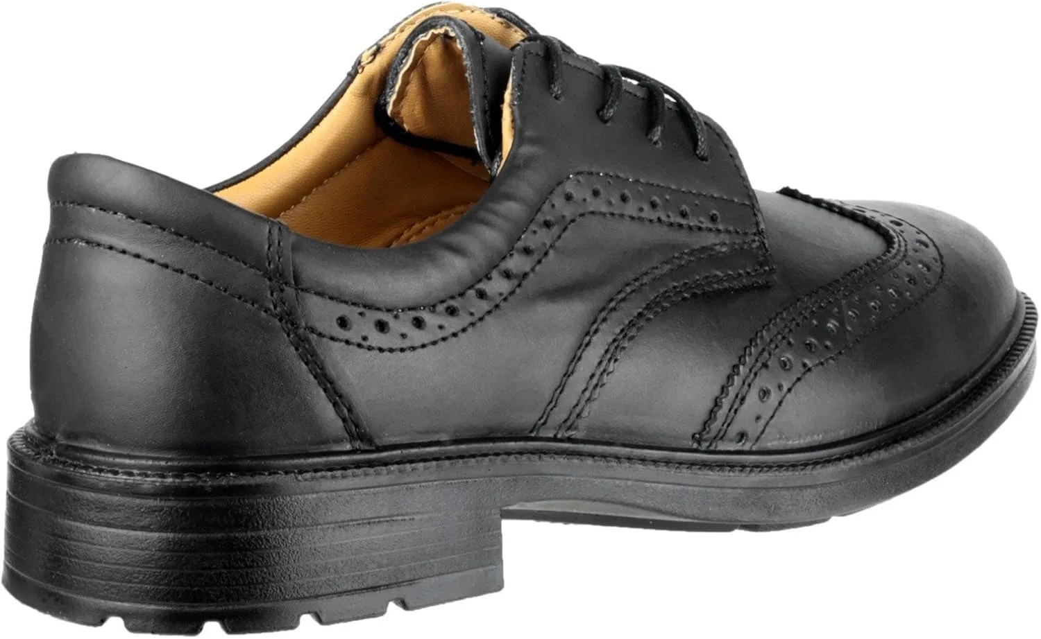Мужские кожаные рабочие ботинки Amblers Safety FS44 на шнуровке, броги - -, Black — фото 2
