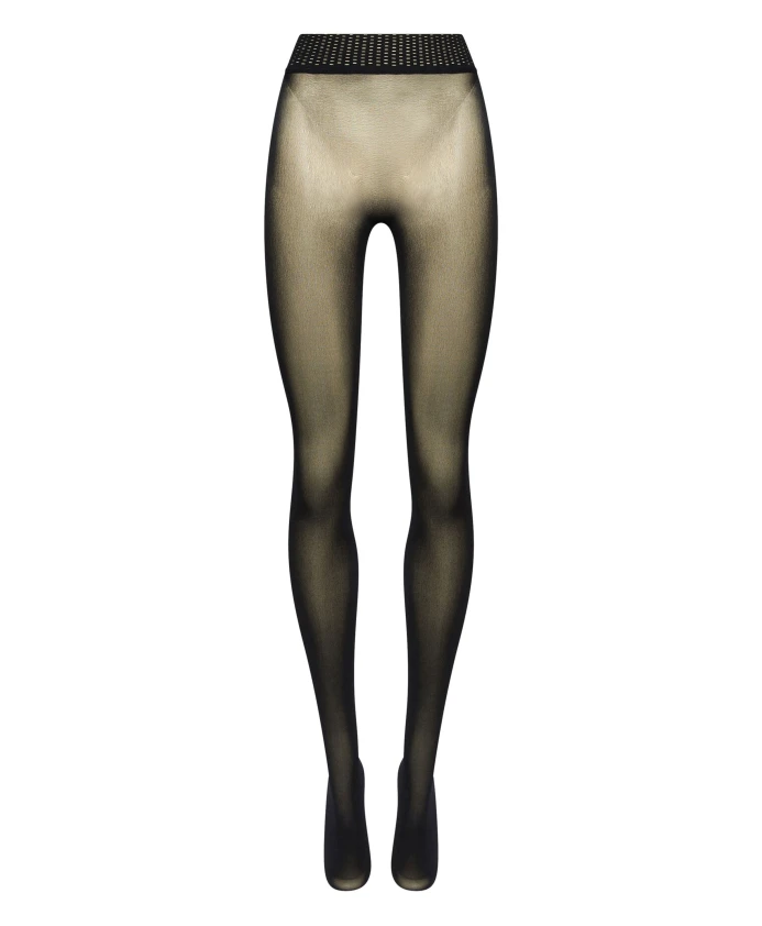

Бесшовные непрозрачные колготки для холодных дней Wolford, черный
