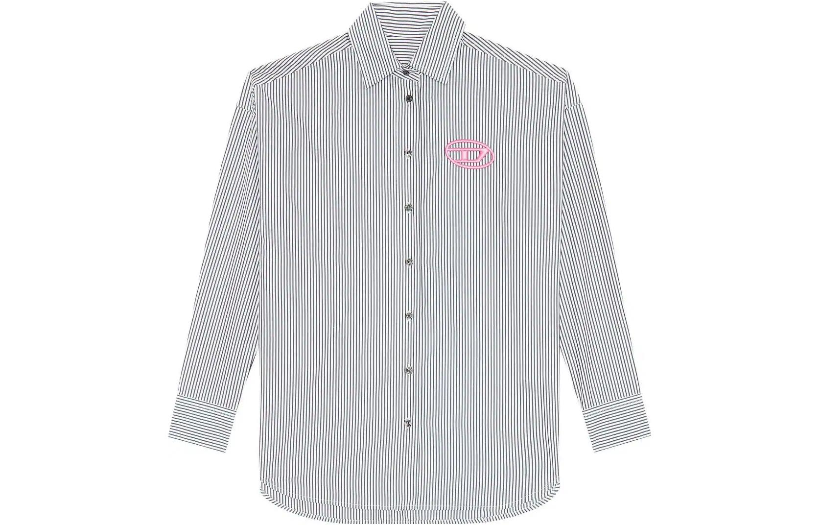 

Футболка C-Dou-Stripe с вышитым логотипом DIESEL, черная