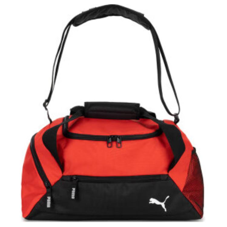 

PUMA Тканевая дорожная сумка Мужская черно-красная, Black & Red