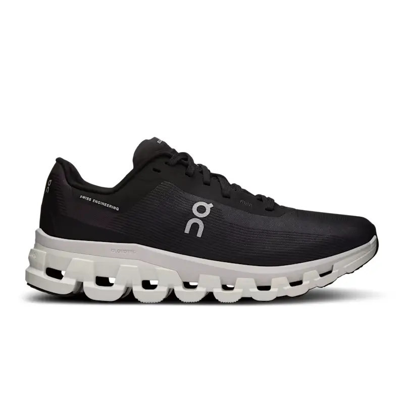 Женские кроссовки On Cloudflow 4 3WD30110299 черно-белые для бега US 5 ZPO3111 — фото 2