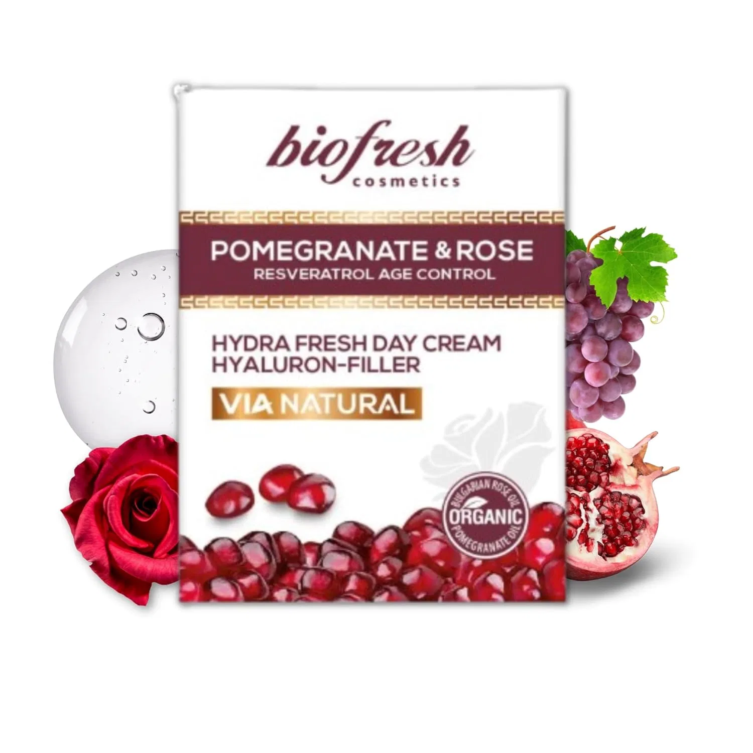 Крем для лица Biofresh Cosmetics — Дневной Via Natural с гиалуроновой кислотой