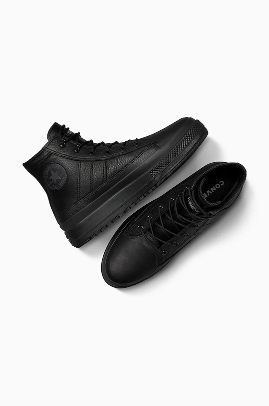 Кожаные кроссовки Chuck Taylor All Star Equip Waterproof Converse, черный — фото 4