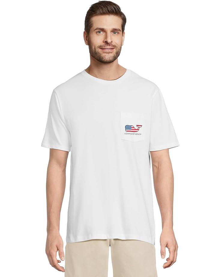 

Футболка Vineyard Vines Flag Sail Short-sleeve Tee, цвет White Cap