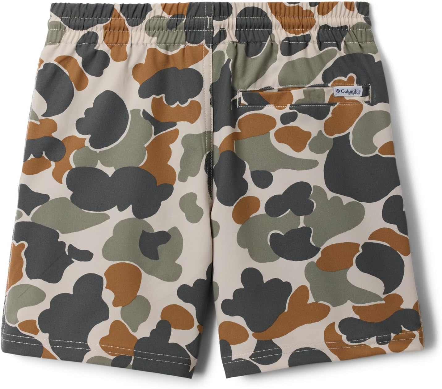 Columbia Boys PFG Rambler Printed Water Short, Fossil Deltahunter Camo — фото 2