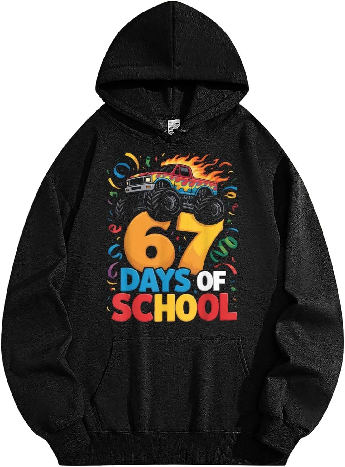 

Толстовка с принтом 67 Meme Checkered для женщин