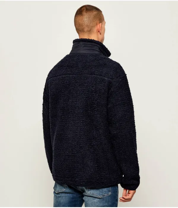 Толстовка Тедди Regular fit Tommy Hilfiger, синий — фото 3