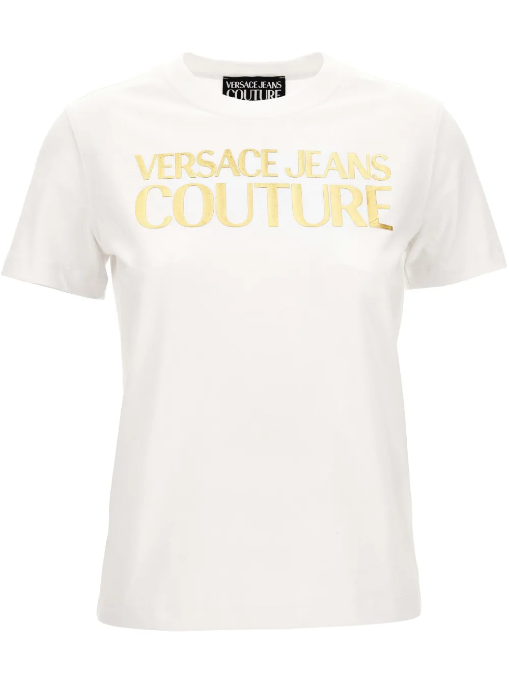 

Футболка с логотипом Versace Jeans Couture, белый