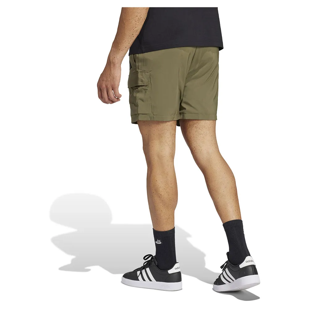 Шорты adidas Essentials Small Logo Chelsea cargo, зеленый — фото 2