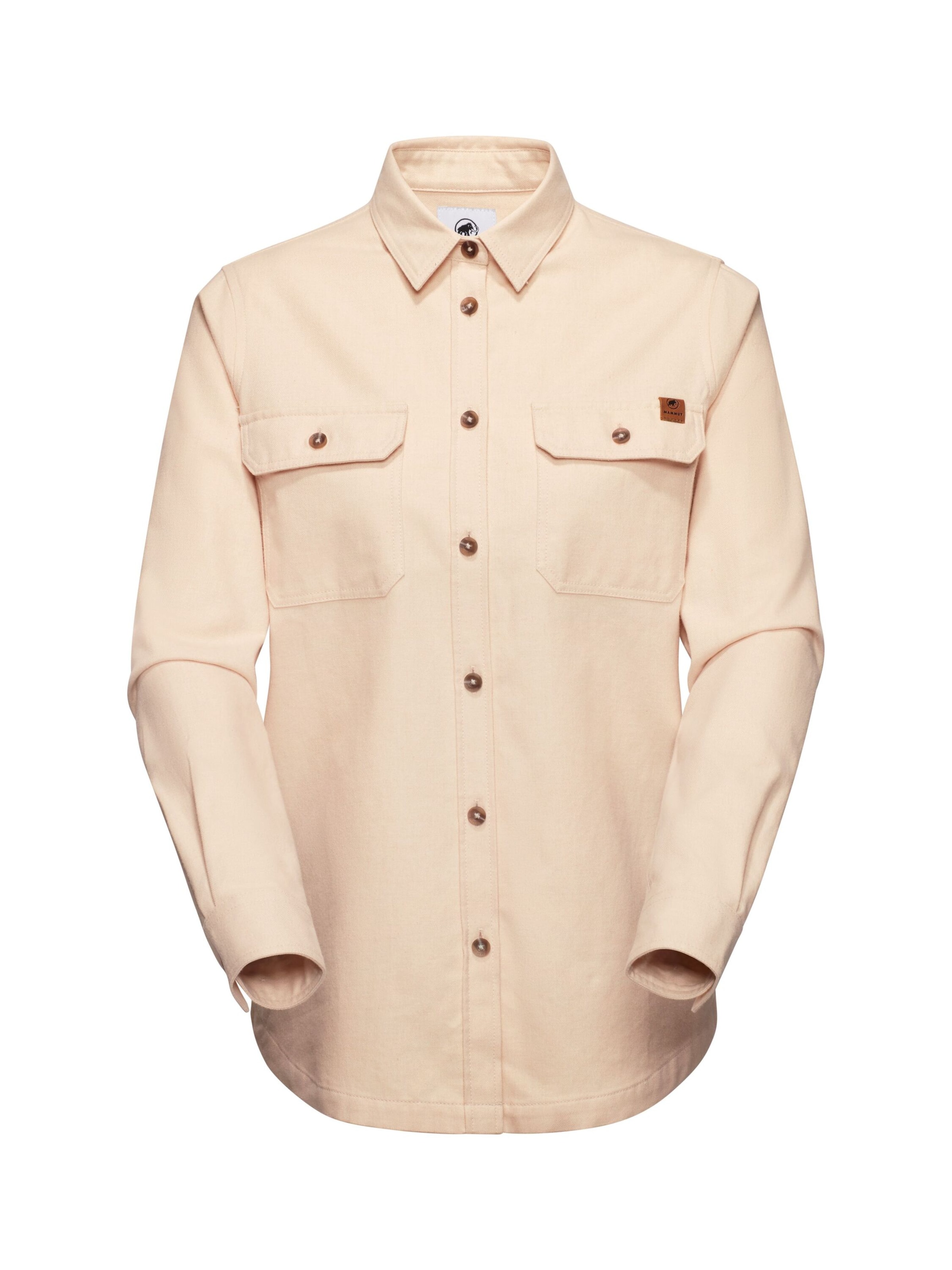 

MAMMUT Спортивная рубашка на пуговицах в светло-коричневом цвете