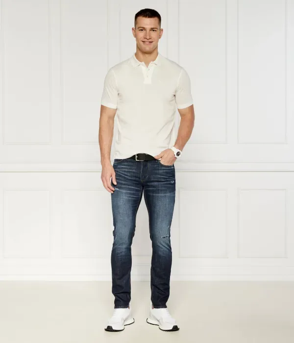 Полюс regular fit Emporio Armani, белый — фото 2