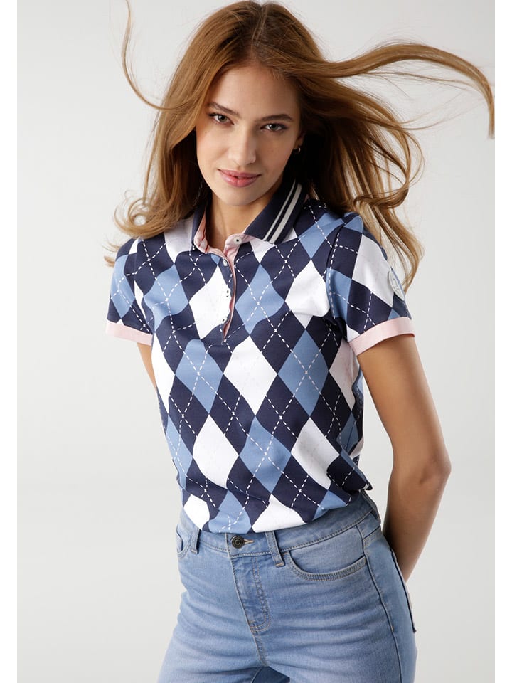 

Kangaroos Рубашка поло темно-синего/белого/светло-синего цвета