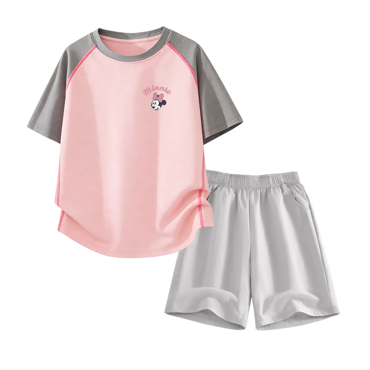Детский спортивный костюм Disney Kids Casual Sportswear, бело-серый — фото 4